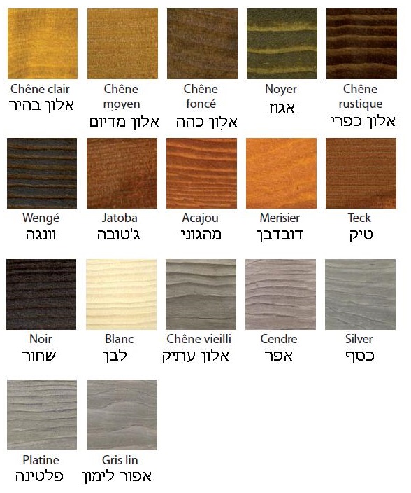 בלנשון גוונים לצבע בייץ